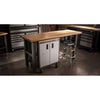 5 of 12 images - 6' Adjustable Height Hardwood Workbench