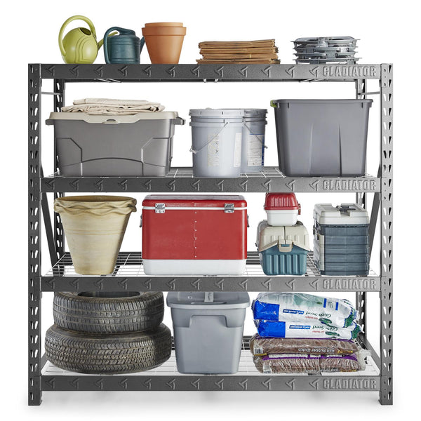 Wire Shelving Unit, 24 x 36 w/Pull-Out Shelves - QC Storage